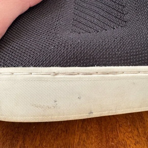 Rothy's The Chelsea Sneaker Boot Black Knit High Ankle - Picture 5 of 14